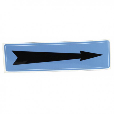 Freccia a sfondo blu (X 10)