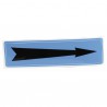 Freccia a sfondo blu (X 10)