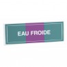 Etichetta adesiva flessibile - Acqua fredda (X 10)