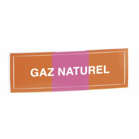 Etichetta adesiva flessibile - Gas naturale (X 10)