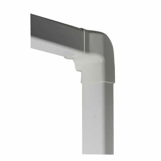 Angolo verticale sinistro 60x80 bianco RAL9001 (X 4)