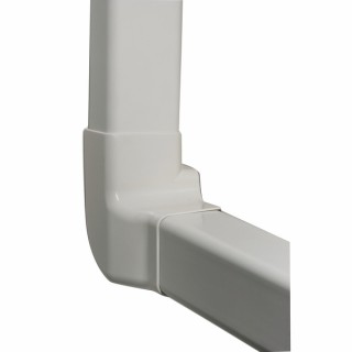 Angolo verticale diritto 60x80 bianco RAL9010 (X 4)