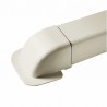 Curva passaggio a muro 60x80 bianco RAL9001 (X 6)