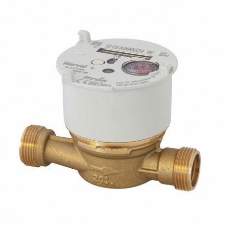 Contatore divisionale acqua fredda e calda 1/2" - ITRON : 6UAB15Y110BR100LFCBXN_FR