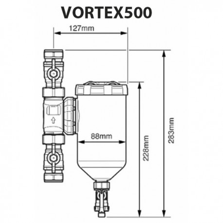 Filtro Vortex500 28mm - SENTINEL : ELIMV500-GRP28-EXP