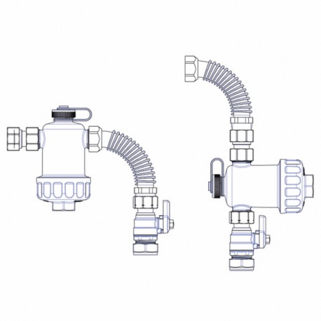 Defangatore MGF nero valvola a oliva 22 - RBM : 37010500