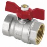 Valvola a sfera FF maniglia a farfalla tipo edificio 3/8" - DIFF