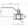 Valvola a sfera MM tipo edificio 1"1/4 - DIFF