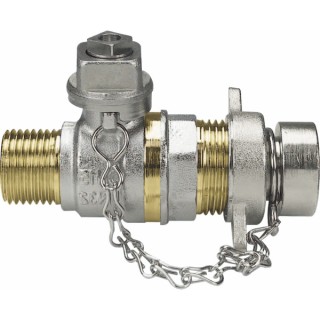 Rubinetto MM con chiave quadrata e tappo 1/2 tappy - EFFEBI : 2157N404