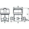 Contatore divisionale acqua calda 20/27 - ITRON : AQP15110WQBR160ET