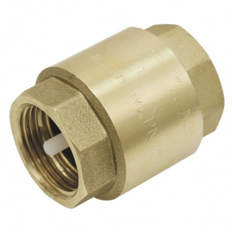 Valvola di non ritorno tutte le posizioni ottone otturatore nylon