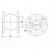 Compensatore con flange Ø40 - DIFF