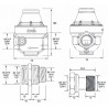 Riduttore isobar multifilettato da 1/2 a 3/4  - ITRON : ISOPLUSMG