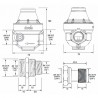 Riduttore isobar multifilettato da 1/2 a 3/4  - ITRON : ISOPLUSCCMG