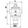 Riduttore di pressione rox 3/4 nf - RBM : 00510570