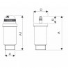Valvola di sfiato vasa 3/4" - RBM : 370560