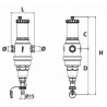 Degasatore e defangatore airterm dirt 3/4" - RBM : 28310500