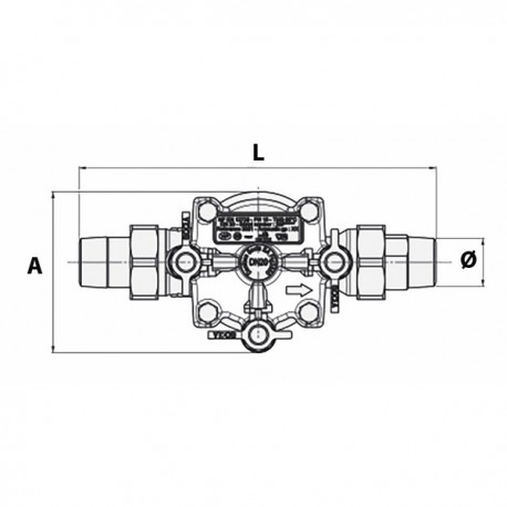 Disconnettore BA2860 DN20 - SOCLA WATTS : 149B3881