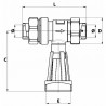 Disconnettore 1/2" non controllabile CA2096  - SOCLA WATTS : 149B3781