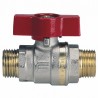 Valvola a sfera con maniglia a farfalla in alluminio MM1/2" ASTER - EFFEBI : 0826R404