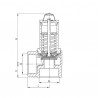 Valvola riscaldamento 3b rotella F1/2" - GOETZE : 651MHIK-15-F/F-1 3B