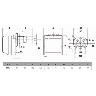 Bruciatore gasolio basso NOX Gulliver BGK1 - da 18 a 35 kW - RIELLO : 3737006