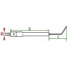 Elettrodo specifico SLV10BE  (X 3) - INTERCAL : 700650010