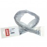 Flessibile gasolio F3/8" x F3/8" diritto L1000mm  (X 2)