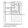 Termostato elettronico semplice  - HAGER : 25513