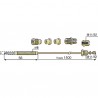 Termocoppia 7 raccordi 1500mm cucina grande - DIFF