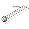 Anodo 3/4"- Ø22mm lunghezza 300