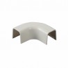 Curva piana 25x25 RAL9010 (X 20)