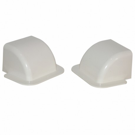 Curva passaggio a muro 140x90 bianco RAL9001 (X 4)