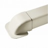 Curva passaggio a muro 140x90 bianco RAL9001 (X 4)
