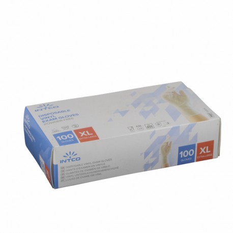 Guanti monouso in vinile (T9/10 - XL) (X 100) - DIFF