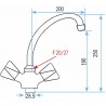 Rubinetteria cantiere - Rubinetto lavello con aeratore - DIFF