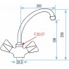 Rubinetteria cantiere - Rubinetto lavello con aeratore