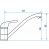 Rubinetteria cantiere - Miscelatore lavello monocomando - DIFF