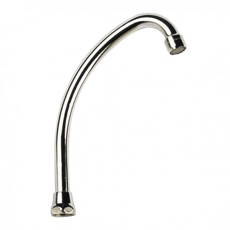 Raccordo e collo di cigno - Collo di cigno con anello F1/2" x 150mm  (X 10)
