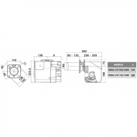 BRF TIGRA 2 - CF510 - DE DIETRICH CHAPPEE : S20018137