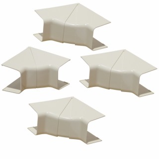Angolo interno regolabile 60x80 bianco RAL9001 (X 4)