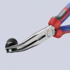 Pinza per meccanica con becchi mezzotondi - Becco di cicogna a 40° - KNIPEX : 26 22 200