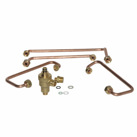 Disconnettore + guarnizioni + tubi ms 24 - DIFF per De Dietrich Chappée : 711487200