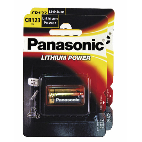 Pila in litio CR123A 3V (X 2) - DIFF