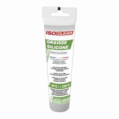Grasso siliconico contatto resistente all'acqua (tubetto 100 ml)  - ISOCLEAR