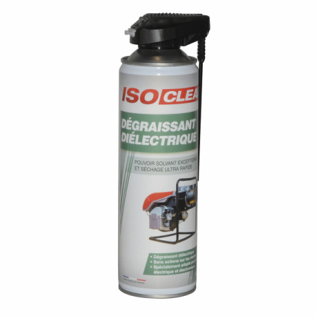 Sgrassatore dielettrico spray: 650/400 ml con CO2 - ISOCLEAR