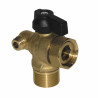 Rubinetto mandata riscaldamen. - CHAFFOTEAUX : 60002522
