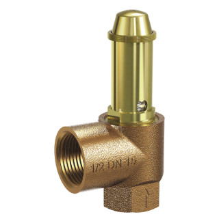 Valvola di sicurezza sanitari 7b rotella uscita maggiorata F3/4" - GOETZE : 651MWNK-20-F/F-2 7B