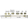 Termocoppia 7 raccordi 900mm - DIFF